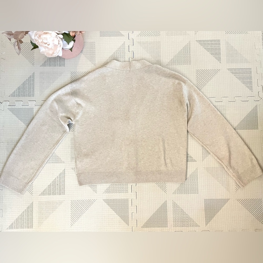 H&M Oversized Light Beige Cardigan Small - Picture 9 of 9